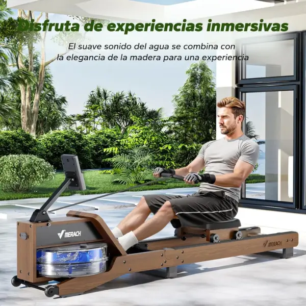 MERACH MR-R23 - Máquina de remo de agua de madera — 4 MERACH MR-R23 - Máquina de remo de agua de madera — 4