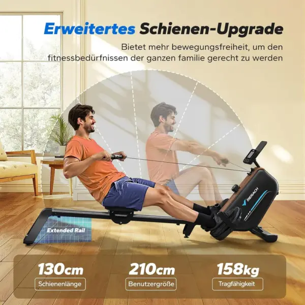 MERACH MR-R15 - Klappbares Rudergerät mit 40 kg Magnetwiderstand — 2 MERACH MR-R15 - Klappbares Rudergerät mit 40 kg Magnetwiderstand — 2