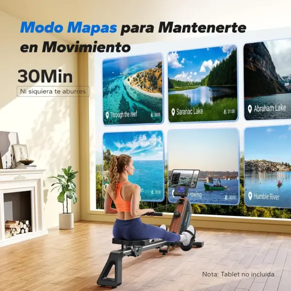 MERACH MR-R15 - Máquina de remo magnética de riel extendido — 5 MERACH MR-R15 - Máquina de remo magnética de riel extendido — 5