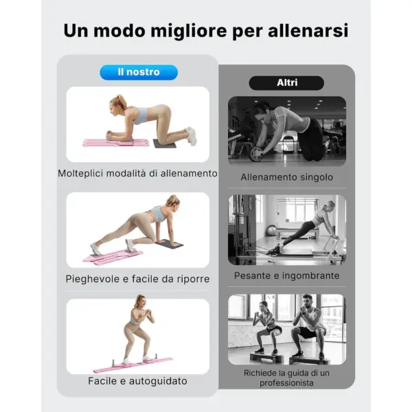 MERACH Mini Reformer - Pilates reformer pieghevole 5 in 1 — 4 MERACH Mini Reformer - Pilates reformer pieghevole 5 in 1 — 4