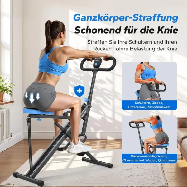 MERACH R07 - 2-in-1 Kniebeugen-Rudergerät, klappbar — 2 MERACH R07 - 2-in-1 Kniebeugen-Rudergerät, klappbar — 2