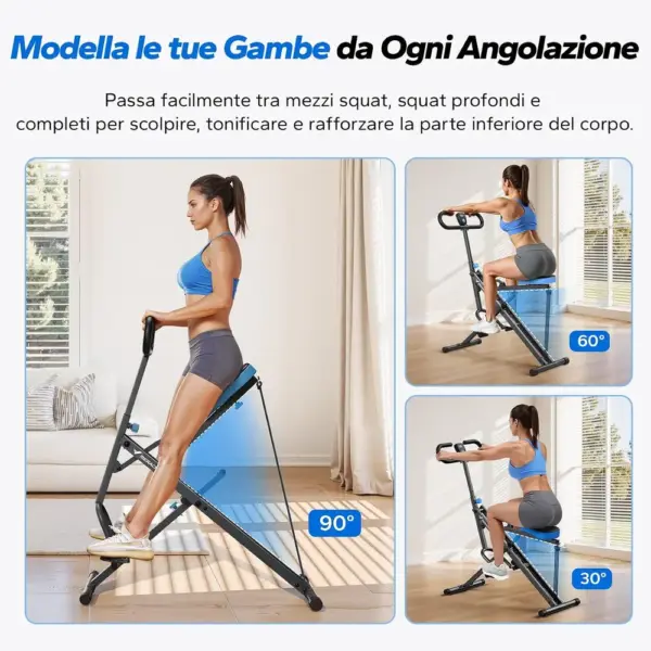 MERACH R07H1 - Macchina 2 in 1 squat e vogatore — 3 MERACH R07H1 - Macchina 2 in 1 squat e vogatore — 3