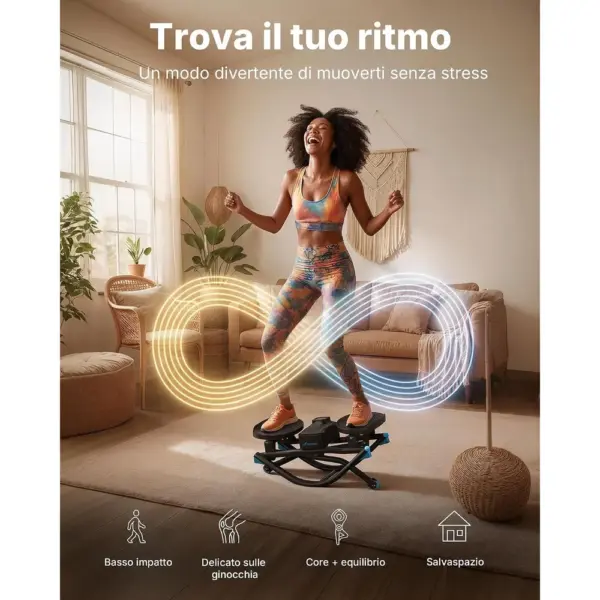 MERACH MR-2511 - Stepper laterale con bande elastiche — 2 MERACH MR-2511 - Stepper laterale con bande elastiche — 2