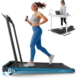 MERACH T19B3 - 2-in-1 folding walking pad, 6% incline — 1
