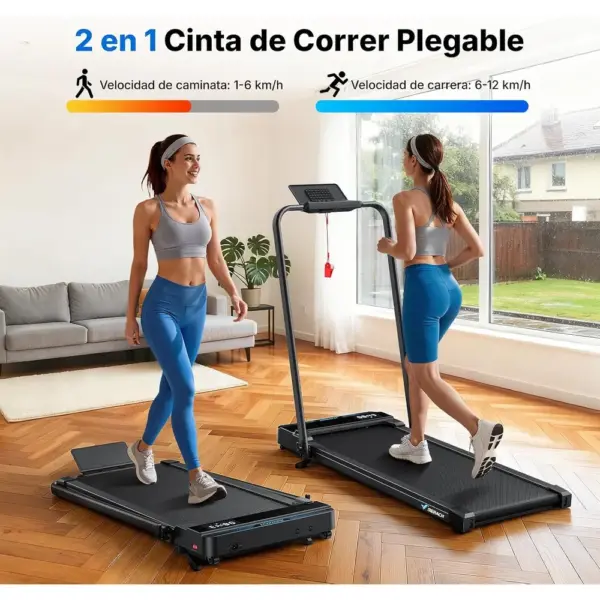 MERACH T19B3 - Cinta de correr plegable 2 en 1 con inclinación — 2 MERACH T19B3 - Cinta de correr plegable 2 en 1 con inclinación — 2