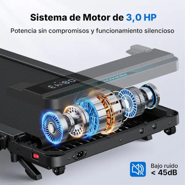 MERACH T19B3 - Cinta de correr plegable 2 en 1 con inclinación — 4 MERACH T19B3 - Cinta de correr plegable 2 en 1 con inclinación — 4