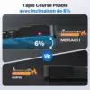 MERACH MR-T19B3 - Tapis de marche et de course 2 en 1, pente 6 % — 3 MERACH MR-T19B3 - Tapis de marche et de course 2 en 1, pente 6 % — 3