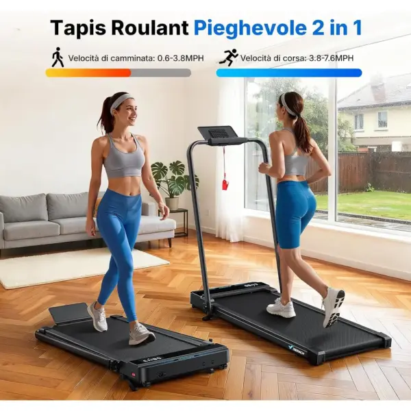 MERACH MR-T19B3 - Tapis roulant pieghevole 2 in 1 — 2 MERACH MR-T19B3 - Tapis roulant pieghevole 2 in 1 — 2