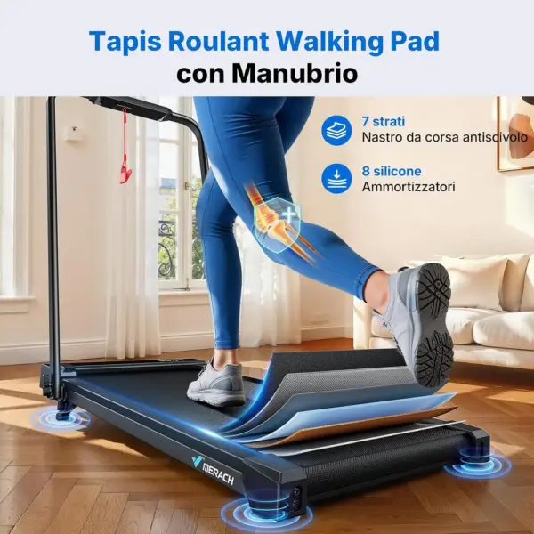 MERACH MR-T19B3 - Tapis roulant pieghevole 2 in 1 — 5 MERACH MR-T19B3 - Tapis roulant pieghevole 2 in 1 — 5