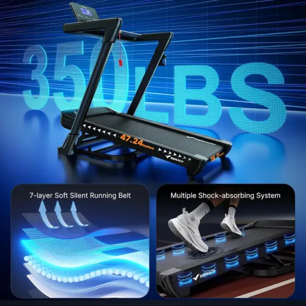 MERACH T31 - folding treadmill, 18% auto incline — 4 MERACH T31 - folding treadmill, 18% auto incline — 4