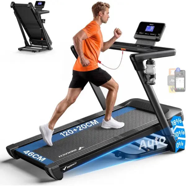 MERACH T31 - Cinta de correr con inclinación automática de 18 niveles — 1 MERACH T31 - Cinta de correr con inclinación automática de 18 niveles — 1