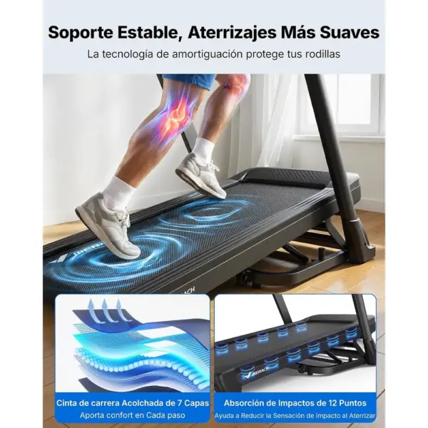 MERACH T31 - Cinta de correr con inclinación automática de 18 niveles — 4 MERACH T31 - Cinta de correr con inclinación automática de 18 niveles — 4