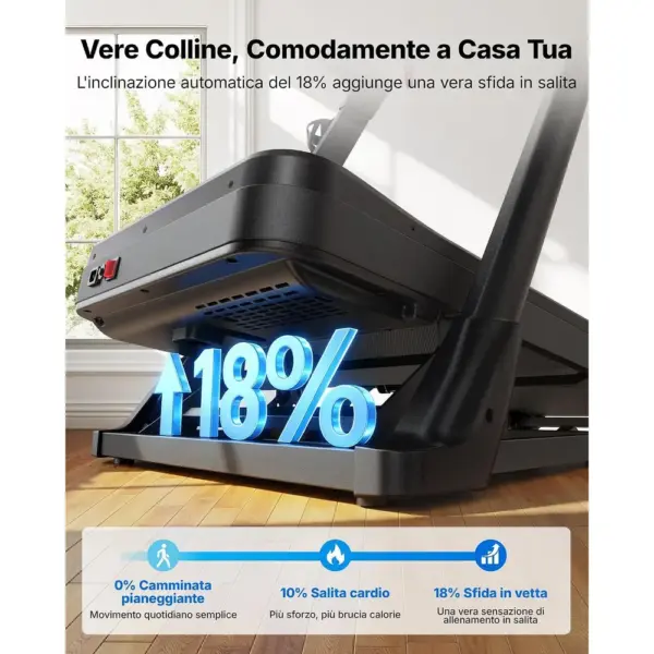MERACH T31 Pro - Tapis roulant pieghevole 3 in 1, pendenza 18% — 2 MERACH T31 Pro - Tapis roulant pieghevole 3 in 1, pendenza 18% — 2