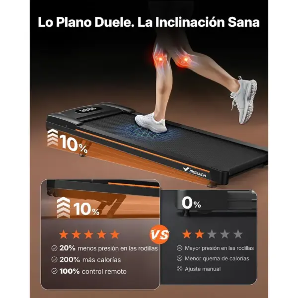 MERACH MR-T25 - Walking pad con altavoz Bluetooth e inclinación — 5 MERACH MR-T25 - Walking pad con altavoz Bluetooth e inclinación — 5