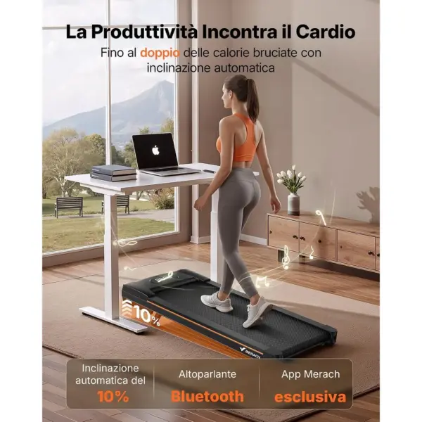 MERACH T25B4 - Walking pad con altoparlante Bluetooth — 2 MERACH T25B4 - Walking pad con altoparlante Bluetooth — 2