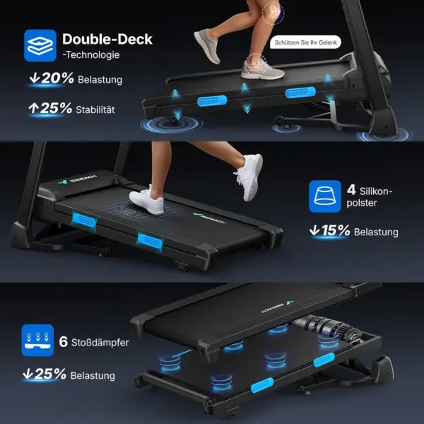 MERACH T12 - Klappbares Laufband mit 15 % automatischer Steigung — 3 MERACH T12 - Klappbares Laufband mit 15 % automatischer Steigung — 3
