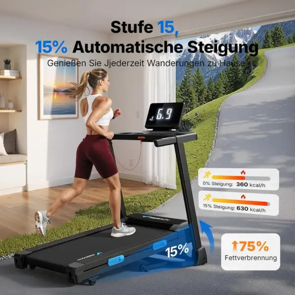 MERACH T12 - Klappbares Laufband mit 15 % automatischer Steigung — 4 MERACH T12 - Klappbares Laufband mit 15 % automatischer Steigung — 4