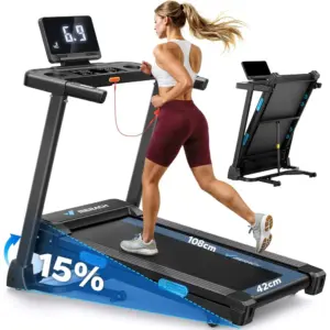 MERACH T12 - Cinta de correr plegable con inclinación del 15 % — 1