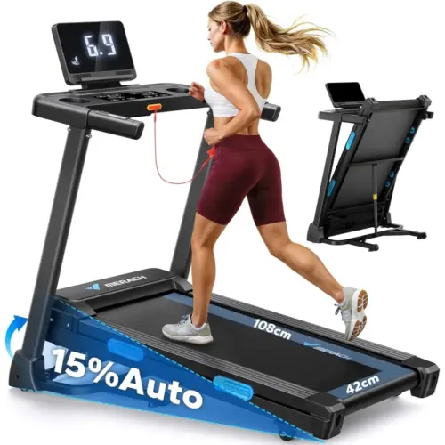 MERACH MR-T12B2 - Tapis de course pliable, inclinaison automatique 15 % — 1 MERACH MR-T12B2 - Tapis de course pliable, inclinaison automatique 15 % — 1