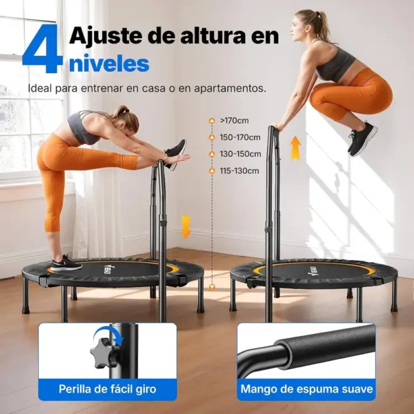 MERACH MR-2420B2 - Trampolín de fitness plegable — 2 MERACH MR-2420B2 - Trampolín de fitness plegable — 2