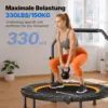 MERACH MR-2420B2 - Trampoline fitness pliable avec barre en U — 4 MERACH MR-2420B2 - Trampoline fitness pliable avec barre en U — 4