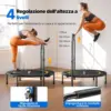 MERACH MR-2420B2 - Mini trampolino elastico pieghevole — 2 MERACH MR-2420B2 - Mini trampolino elastico pieghevole — 2