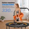 MERACH MR-2420B2 - Mini trampolino elastico pieghevole — 3 MERACH MR-2420B2 - Mini trampolino elastico pieghevole — 3