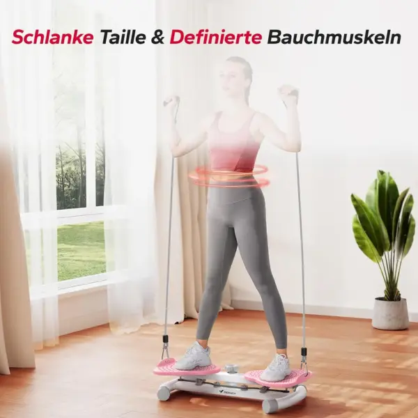 MERACH MR-2465W1 - Twist-Board mit zwei Pedalen und Zugseilen — 2 MERACH MR-2465W1 - Twist-Board mit zwei Pedalen und Zugseilen — 2