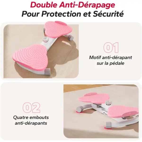 MERACH MR-2465W1 - Twist board à deux pédales avec élastiques — 4 MERACH MR-2465W1 - Twist board à deux pédales avec élastiques — 4
