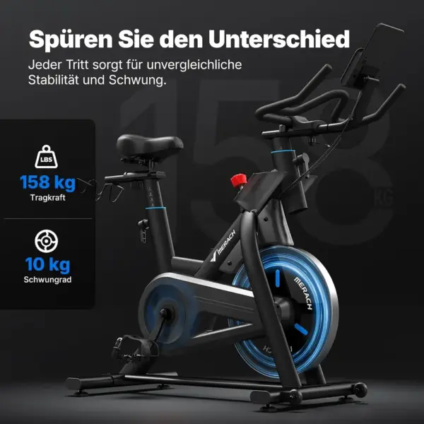 MERACH S29 - Heimtrainer mit 10-kg-Schwungrad und Bluetooth — 2 MERACH S29 - Heimtrainer mit 10-kg-Schwungrad und Bluetooth — 2