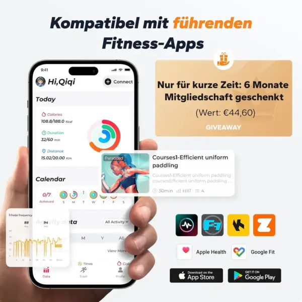 MERACH S29 - Heimtrainer mit 10-kg-Schwungrad und Bluetooth — 3 MERACH S29 - Heimtrainer mit 10-kg-Schwungrad und Bluetooth — 3