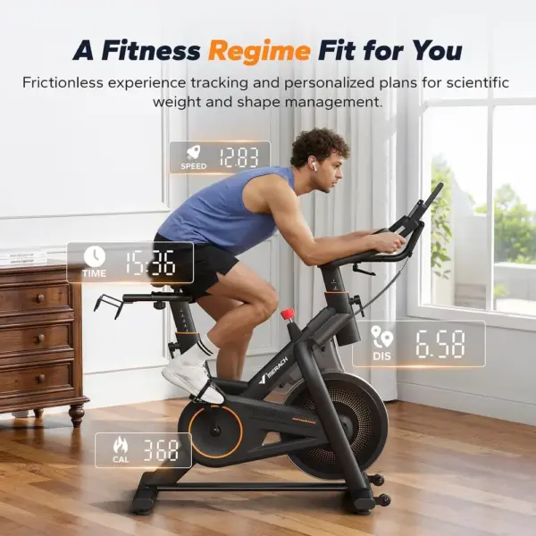 MERACH S29 - heavy-duty exercise bike, 10 kg flywheel — 2 MERACH S29 - heavy-duty exercise bike, 10 kg flywheel — 2
