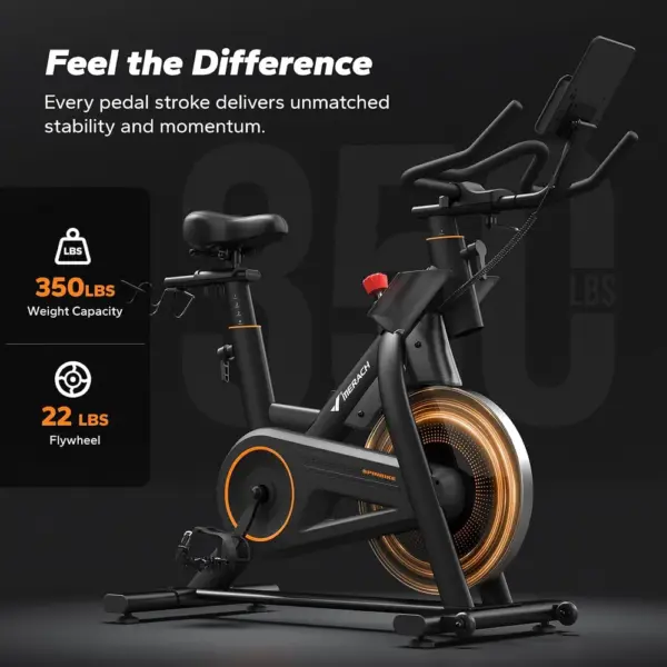 MERACH S29 - heavy-duty exercise bike, 10 kg flywheel — 3 MERACH S29 - heavy-duty exercise bike, 10 kg flywheel — 3