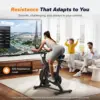 MERACH S29 - heavy-duty exercise bike, 10 kg flywheel — 4 MERACH S29 - heavy-duty exercise bike, 10 kg flywheel — 4