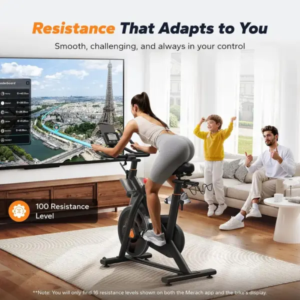 MERACH S29 - heavy-duty exercise bike, 10 kg flywheel — 4 MERACH S29 - heavy-duty exercise bike, 10 kg flywheel — 4