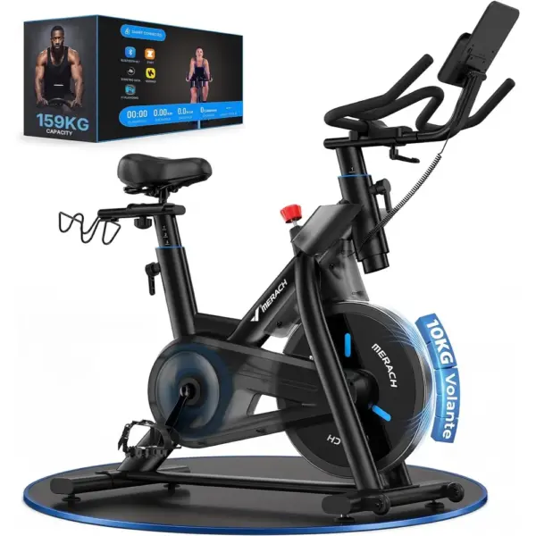 MERACH MR-S29 - Bicicleta estática con volante de 10 kg — 1 MERACH MR-S29 - Bicicleta estática con volante de 10 kg — 1