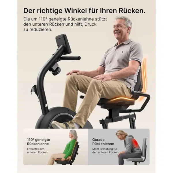 MERACH S08 - Sitzfahrrad mit 8 Magnetstufen und Pulssensoren — 3 MERACH S08 - Sitzfahrrad mit 8 Magnetstufen und Pulssensoren — 3