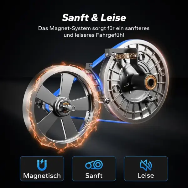 MERACH MR-S14L2 - Klappbarer Heimtrainer mit 16 Magnetstufen — 3 MERACH MR-S14L2 - Klappbarer Heimtrainer mit 16 Magnetstufen — 3
