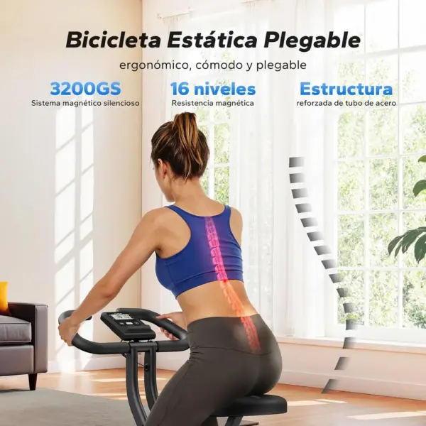 MERACH MR-S14L2 - Bicicleta estática plegable magnética — 2 MERACH MR-S14L2 - Bicicleta estática plegable magnética — 2