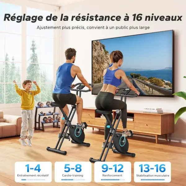 MERACH MR-S14L2 - Vélo d’appartement pliable compact — 4 MERACH MR-S14L2 - Vélo d’appartement pliable compact — 4
