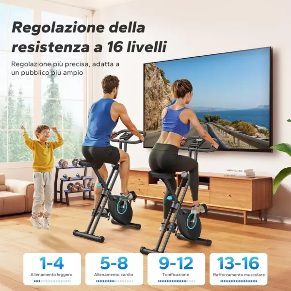 MERACH MR-S14L2 - Cyclette pieghevole salvaspazio — 4 MERACH MR-S14L2 - Cyclette pieghevole salvaspazio — 4