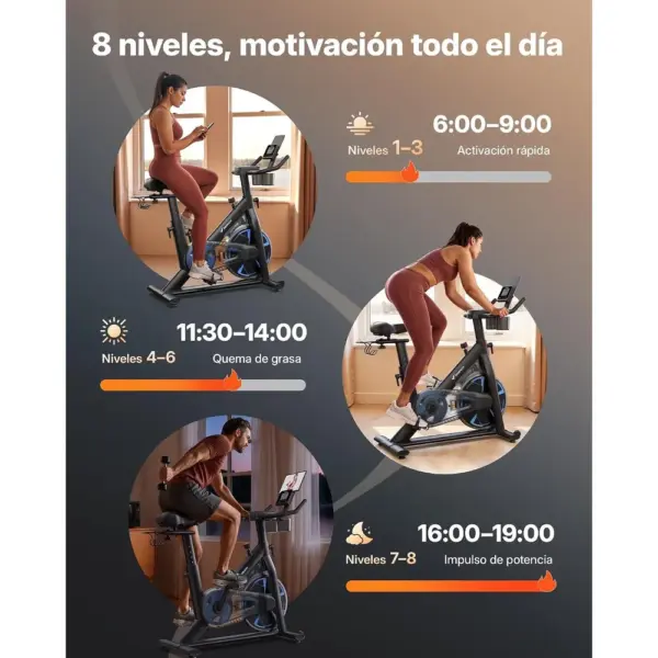 MERACH MR-S36 - Bicicleta estática con volante de 8 kg — 4 MERACH MR-S36 - Bicicleta estática con volante de 8 kg — 4
