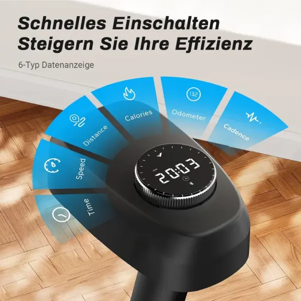 MERACH S26 - Leiser Heimtrainer mit Riemenantrieb und Federsattel — 5 MERACH S26 - Leiser Heimtrainer mit Riemenantrieb und Federsattel — 5