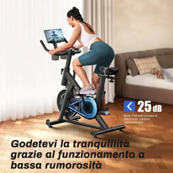 MERACH MR-S26B1 - Cyclette silenziosa con trasmissione a cinghia — 3 MERACH MR-S26B1 - Cyclette silenziosa con trasmissione a cinghia — 3