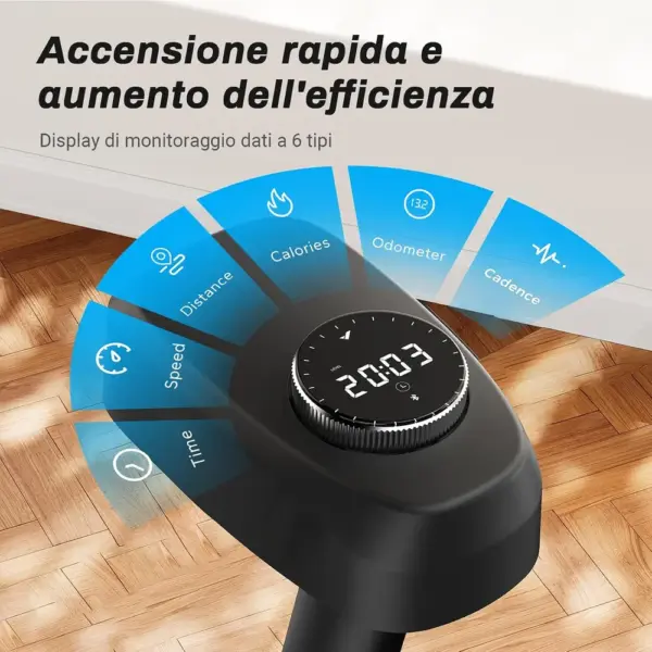 MERACH MR-S26B1 - Cyclette silenziosa con trasmissione a cinghia — 5 MERACH MR-S26B1 - Cyclette silenziosa con trasmissione a cinghia — 5