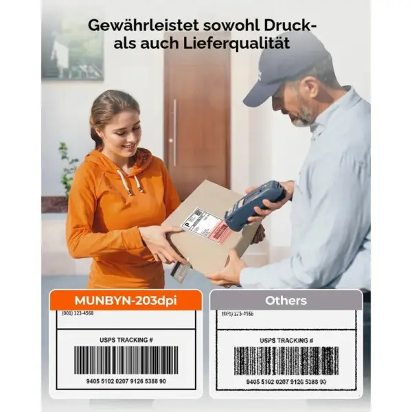 MUNBYN 130B - Bluetooth Etikettendrucker 4x6 für Versand und Branding — 3 MUNBYN 130B - Bluetooth Etikettendrucker 4x6 für Versand und Branding — 3