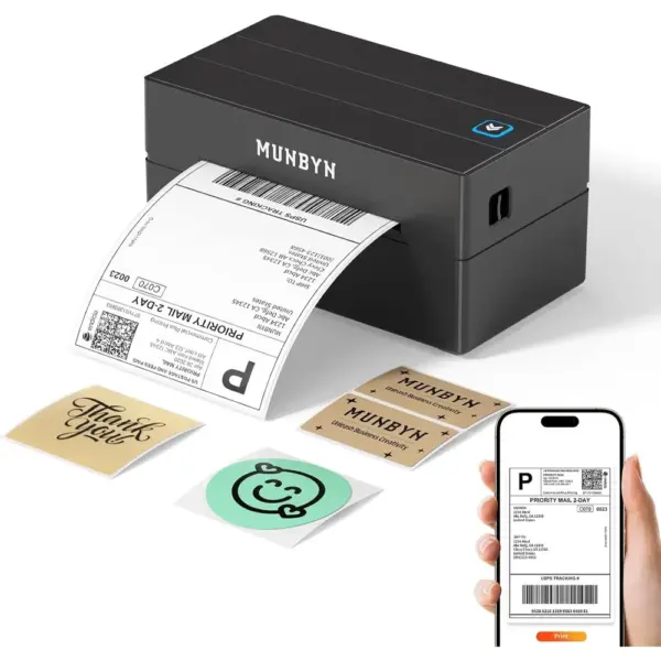 MUNBYN 130B - Bluetooth 4x6 shipping label printer — 1 MUNBYN 130B - Bluetooth 4x6 shipping label printer — 1