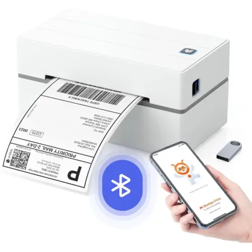 MUNBYN 130B - Impresora de etiquetas térmica Bluetooth 4x6 — 1 MUNBYN 130B - Impresora de etiquetas térmica Bluetooth 4x6 — 1