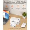 MUNBYN 130B - Imprimante d’étiquettes thermique Bluetooth 4 x 6 — 2 MUNBYN 130B - Imprimante d’étiquettes thermique Bluetooth 4 x 6 — 2