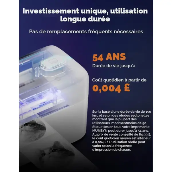 MUNBYN RW402B - Imprimante d’étiquettes thermique Bluetooth 180 mm/s — 3 MUNBYN RW402B - Imprimante d’étiquettes thermique Bluetooth 180 mm/s — 3